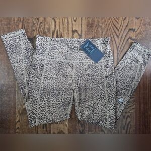 Fabletics Leopard Print PureLuxe High Waisted Leggings NWT